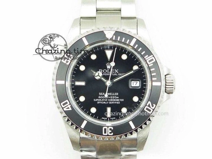 SH3131 GV on Black Bracelet Best ARF Dial Steel 1:1 Edition Milgauss 904L 116400 0803